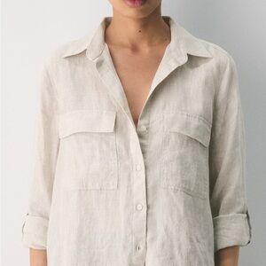 Aritzia Linen Top